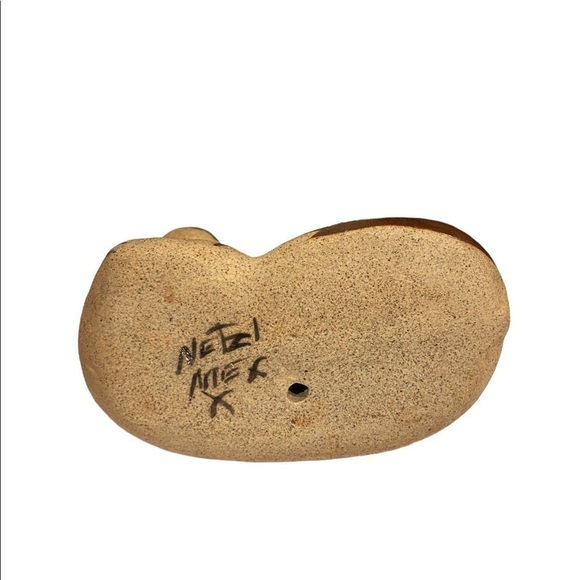 hand Painted Mex Folk Art Cat - Picture 6 of 6